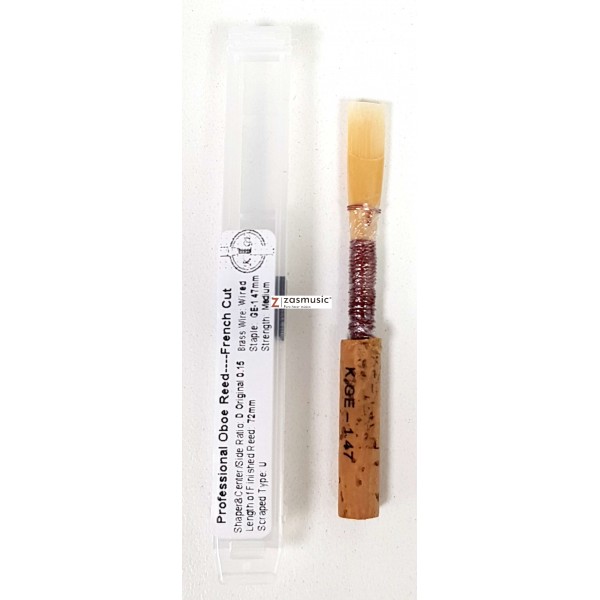 Cañas PROFESIONALES para oboe K. GE REEDS  ESTILO FRANCÉS