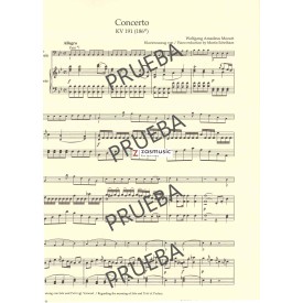 Mozart,  Concerto KV 191