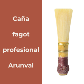 Caña ARUNVAL para fagot modelo profesional