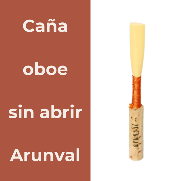 Caña oboe sin abrir Arunval
