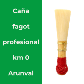 Caña ARUNVAL para fagot modelo profesional