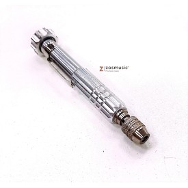 Destornillador con 3 puntas planas de distinta medida y 1 quitapón muelles