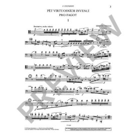 Sesták: 5 Virtuoso inventions for Bassoon