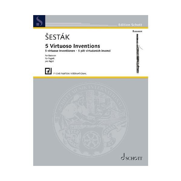 Sesták: 5 Virtuoso inventions for Bassoon