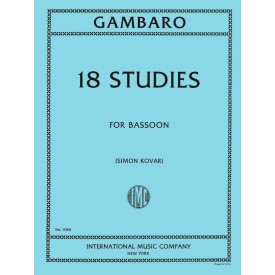 Gambaro: 18 Studies for Bassoon