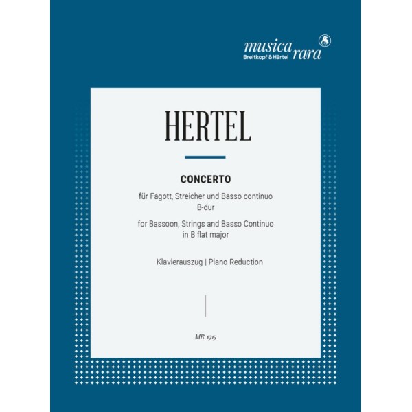 Hertel: Concerto in B flat para fagot, cuerdas y piano
