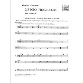 Giampieri: Método progresivo per fagotto