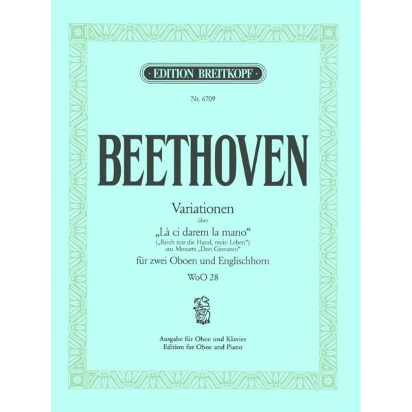 Beethoven: Variations on Là ci darem la mano for Oboe and Piano