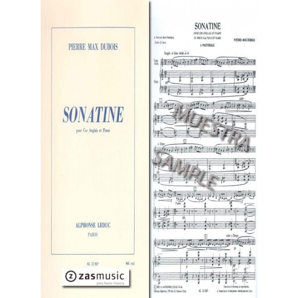 Dubois: Sonatine pour Cor Anglais et piano.