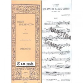 Grovlez, Gabriel: Sicilienne et allegro giocoso pour basson et piano