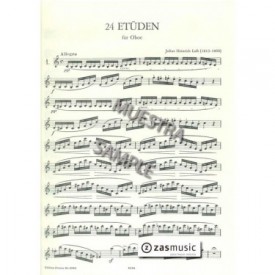 Luft: 24 Etüden für Oboe