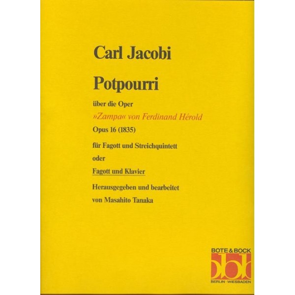 Jacobi: Potpourri über die OperZampa von Ferdinand Hérold