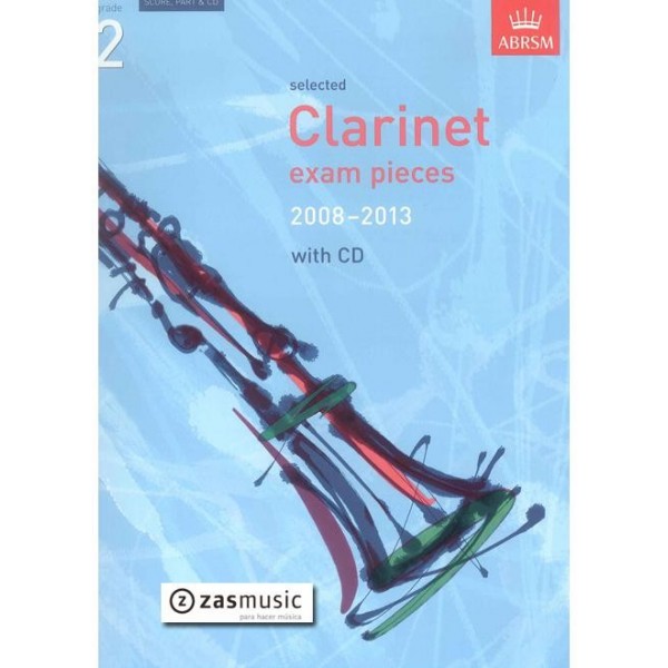 Selected Clarinet exam pieces 2008-2013 with CD. Dificultad 2