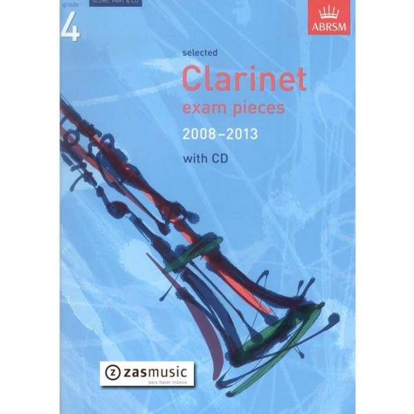 Selected Clarinet exam pieces 2008-2013 with CD. Dificultad 4