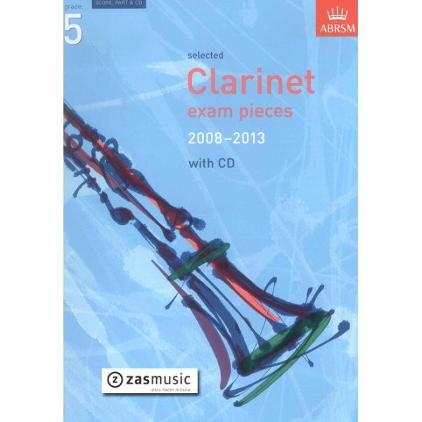 Selected Clarinet exam pieces 2008-2013 with CD. Dificultad 5