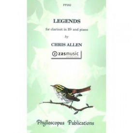 Allen: Legends for clarinet in B flat and piano