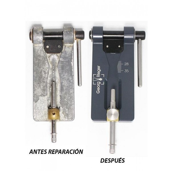 Reparación guillotina caña fagot Rieger