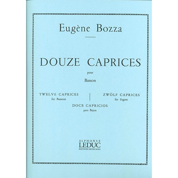 Bozza 12 Caprichos para fagot