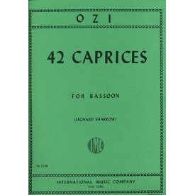 Ozi: 42 Caprices for bassoon